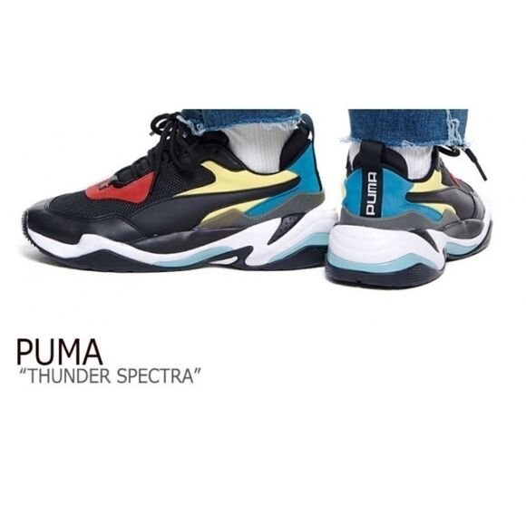 Puma Thunder Spectra Lace Up Sneakers Retro 90s - Picture 1 of 9